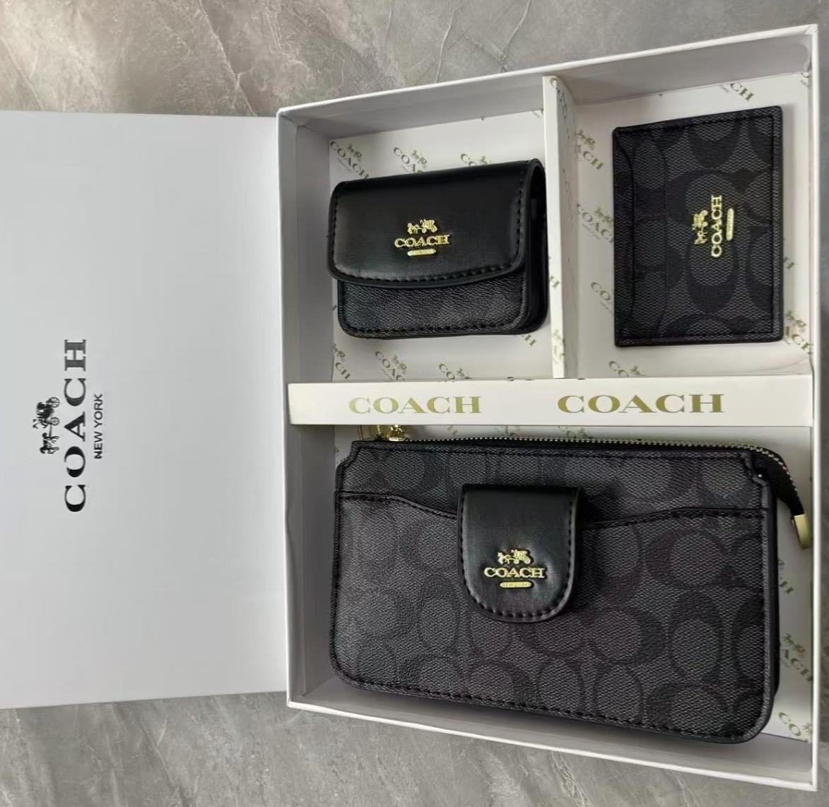 Set de 3 negro
