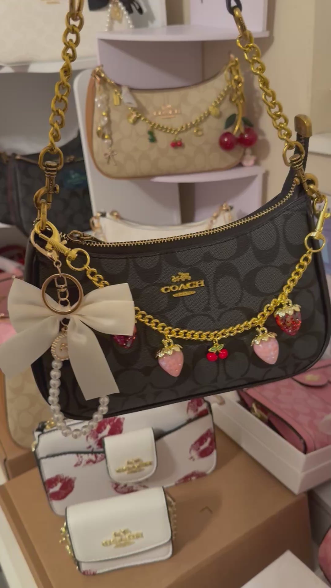 Black Glam Bag 🖤🤍